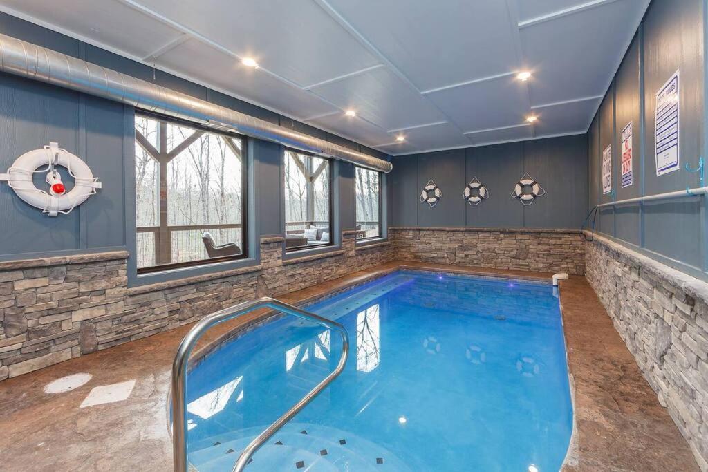 New! Mountain Luxe Heated Pool Arcade Spa Theater Villa Park Settlement Buitenkant foto